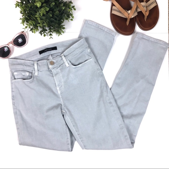 J Brand Denim - J Brand Light Blue Gray High Rise Skinny Jeans